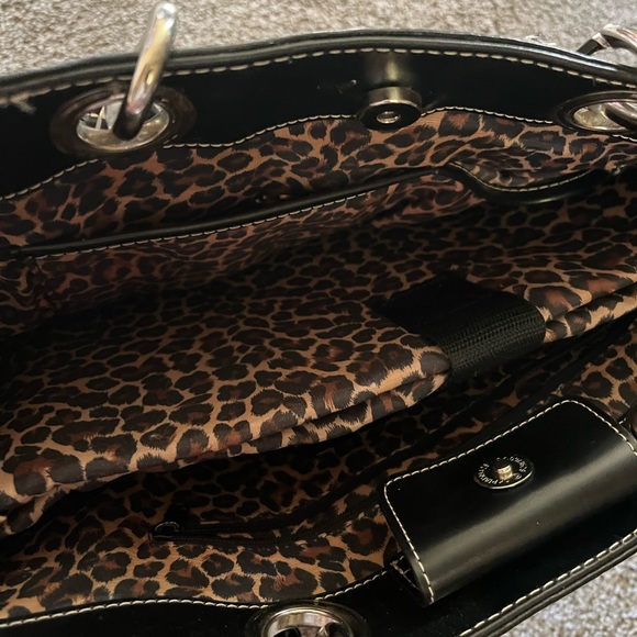 Black Wilson s leather professional bag - Picture 4 of 4